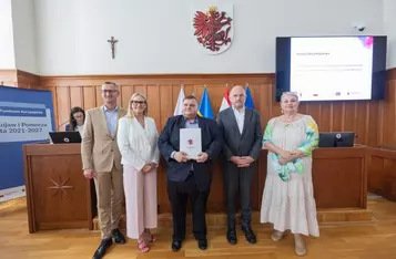Uroczystość podpisania umów FEdKP, fot. Mikołaj Kuras dla UMWKP