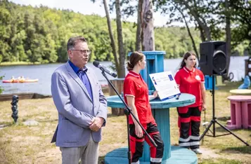 Inauguracja sezonu wakacyjnego WOPR w Tleniu, fot. Andrzej Goiński/UMWKP