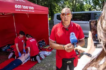 Inauguracja sezonu wakacyjnego WOPR w Tleniu, fot. Andrzej Goiński/UMWKP