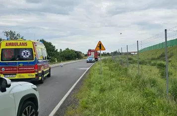 Dwóch nastolatków rozbiło się na hulajnodze w Świeciu/ Fot. KPP Świecie 