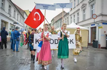 Międzynarodowe Spotkania z Folklorem w Chełmnie to już tradycja/ Fot. PITREX