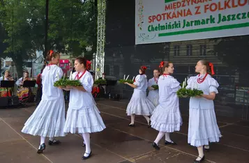 Międzynarodowe Spotkania z Folklorem w Chełmnie to już tradycja/ Fot. PITREX