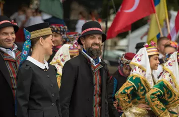 Międzynarodowe Spotkania z Folklorem w Chełmnie to już tradycja/ Fot. PITREX