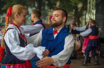 Międzynarodowe Spotkania z Folklorem w Chełmnie to już tradycja/ Fot. PITREX