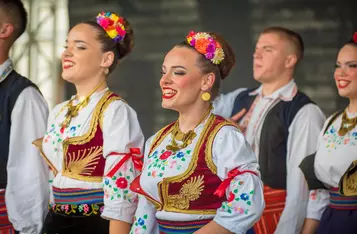 Międzynarodowe Spotkania z Folklorem w Chełmnie to już tradycja/ Fot. PITREX