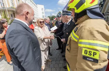 Przekazanie sprzętu jednostkom OSP, fot. Mikołaj Kuras dla UMWKP