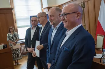 Ceremonia wręczenia umów FEdKP, 28 sierpnia 2025, fot. Mikołaj Kuras dla UMWKP