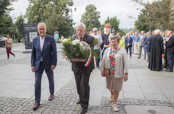 Uroczyste spotkanie w Przysieku, fot. Mikołaj Kuras dla UMWKP
