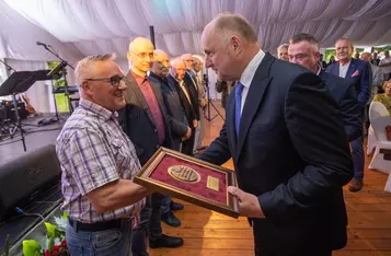 Uroczyste spotkanie w Przysieku, fot. Mikołaj Kuras dla UMWKP