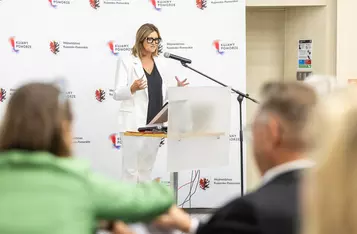Briefing prasowy przed inauguracyjnym posiedzeniem Rady Rozwoju, fot. Szymon Zdziebło/tarantoga dla UMWKP