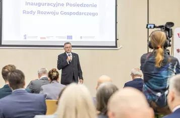 Briefing prasowy przed inauguracyjnym posiedzeniem Rady Rozwoju, fot. Szymon Zdziebło/tarantoga dla UMWKP