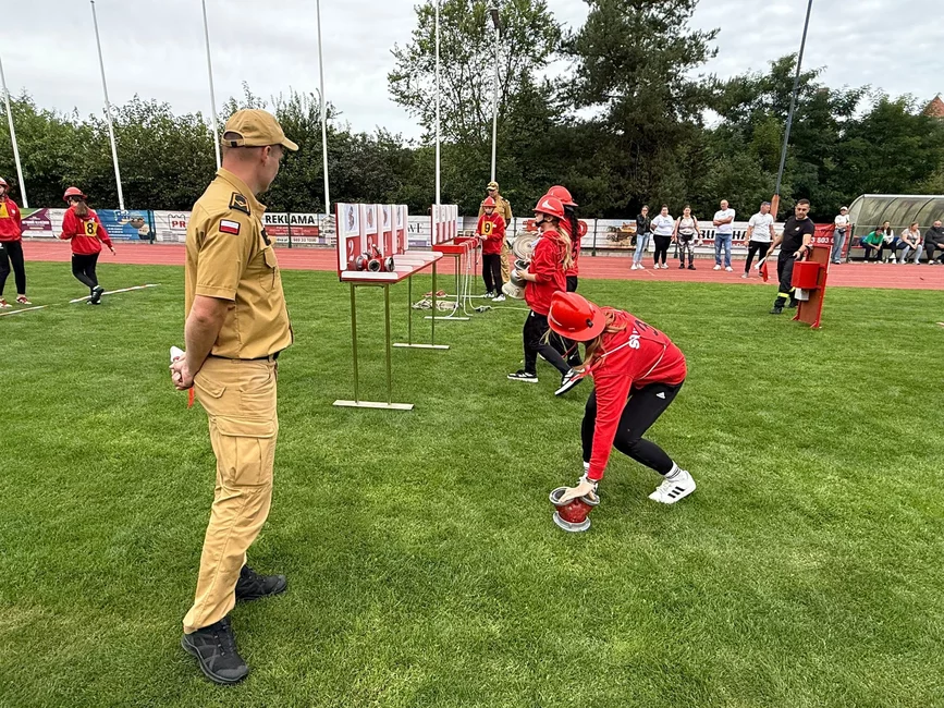 Powiatowe Zawody Sportowo-Pożarnicze w Chełmnie/ Fot. KP PSP Chełmno