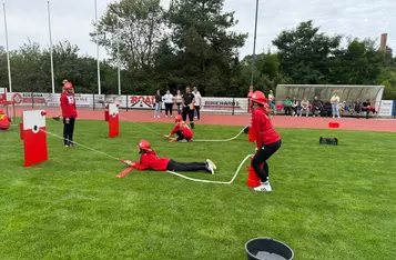 Powiatowe Zawody Sportowo-Pożarnicze w Chełmnie/ Fot. KP PSP Chełmno