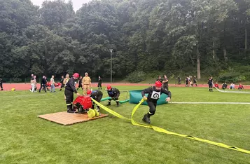 Powiatowe Zawody Sportowo-Pożarnicze w Chełmnie/ Fot. KP PSP Chełmno