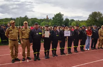 Powiatowe Zawody Sportowo-Pożarnicze w Chełmnie/ Fot. KP PSP Chełmno