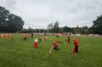 Powiatowe Zawody Sportowo-Pożarnicze w Chełmnie/ Fot. KP PSP Chełmno