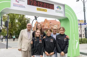 Uroczystość uruchomienia zegara odliczającego czas do HMŚ Kujawy Pomorze 26, fot. Szymon Zdziebło/tarantoga.pl dla UMWKP