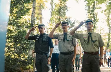 Uroczystości w Dachau, fot. Józef Fifin