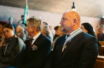 Uroczystości w Dachau, fot. Józef Fifin
