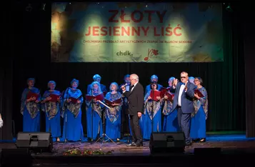 Chełmiński Przegląd Artystycznych Zespołów Klubów Seniora „Złoty Jesienny Liść”/ Fot. Pitrex
