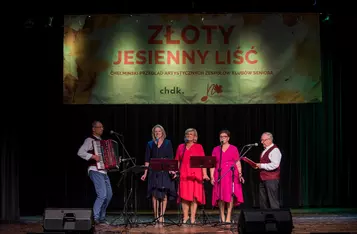 Chełmiński Przegląd Artystycznych Zespołów Klubów Seniora „Złoty Jesienny Liść”/ Fot. Pitrex