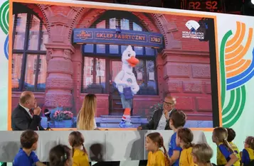 Prezentacja maskotki HMŚL Kujawy Pomorze 26, fot. Mikołaj Kuras dla UMWKP