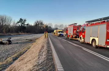 Dachowanie w Osnowie pod Chełmnem/ Fot. KP PSP Chełmno