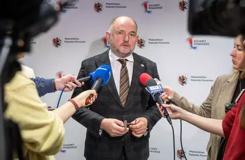 Konferencja dotycząca nowego rozkładu jazdy pociągów, fot. Szymon Zdziebło/tarantoga.pl dla UMWKP