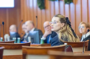 Sesja budżetowa sejmiku województwa, 19 grudnia 2025, fot. Szymon Zdziebło/tarantoga dla UMWKP