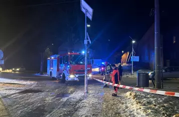 Tragedia w centrum Chełmna. Nie żyje kobieta i trójka dzieci/ Fot. KP PSP Chełmno