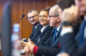 Uroczystość wręczenia umów KPO, 9 lutego 2026, fot. Mikołaj Kuras dla UMWKP