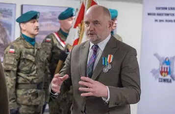 Ceremonia podpisania porozumienia w sprawie powołania uczelni wojskowej w Toruniu, fot. Mikołaj Kuras dla UMWKP