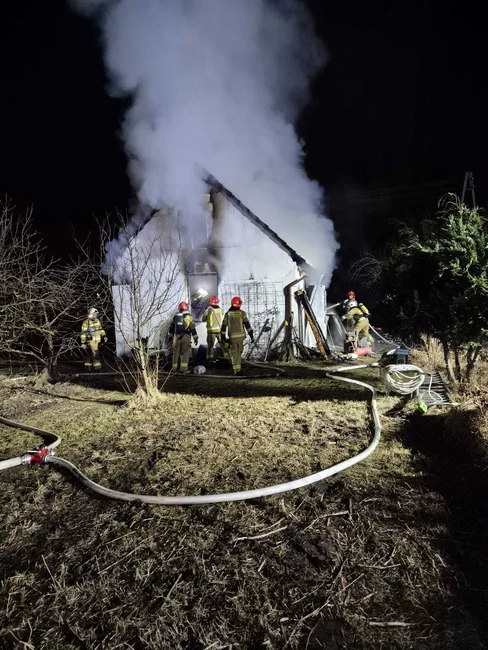 Nocne pożary pod Chełmnem/ Fot. KP PSP w Chełmnie