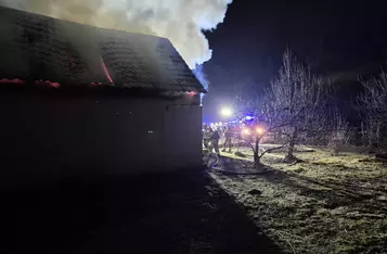 Nocne pożary pod Chełmnem/ Fot. KP PSP w Chełmnie