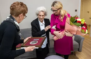 Unitas Durat dla Haliny Bylińskiej, fot. Mikołaj Kuras dla UMWKP