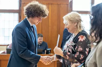 Ostatnia sesja Młodzieżowego Sejmiku Województwa II kadencji, fot. Szymon Zdziebło/tarantoga dla UMWKP