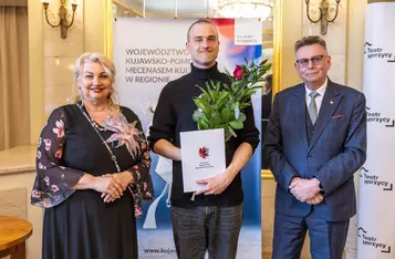 Nagrody z okazji Międzynarodowego Dnia Teatru, fot. Szymon Zdziebło/tarantoga.pl dla UMWKP