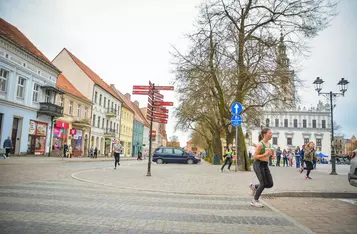 Biegi uliczne w Chełmnie/ Fot. PITREX