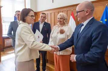 Ceremonia wręczenia umów FEdKP, 24 kwietnia 2026, fot. Mikołaj Kuras dla UMWKP