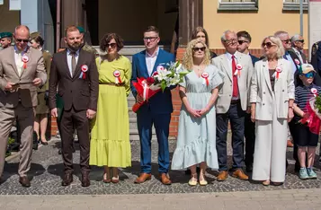 W pełnym słońcu Święto Konstytucji 3 Maja w Chełmnie/Fot. PITREX