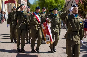 W pełnym słońcu Święto Konstytucji 3 Maja w Chełmnie/Fot. PITREX