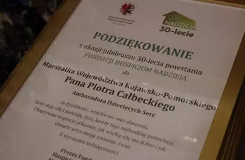 Uroczystość jubileuszowa Fundacji Hospicjum Nadzieja, fot. Mikołaj Kuras dla UMWKP
