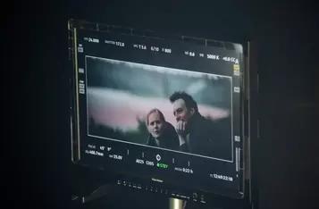 Plan zdjęciowy filmu „Całopalenie” Krzysztofa Zanussiego, fot. Andrzej Goiński dla UMWKP