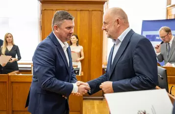 Uroczystość wręczenia umów, fot. Szymon Zdziebło/tarantoga dla UMWKP