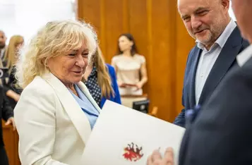 Uroczystość wręczenia umów, fot. Szymon Zdziebło/tarantoga dla UMWKP