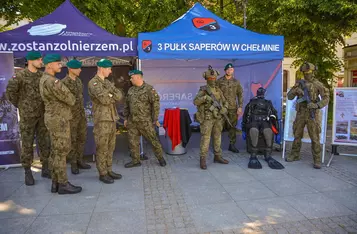 Święto 3 Pułku Saperów Legionów w Chełmnie/ Fot. PITREX
