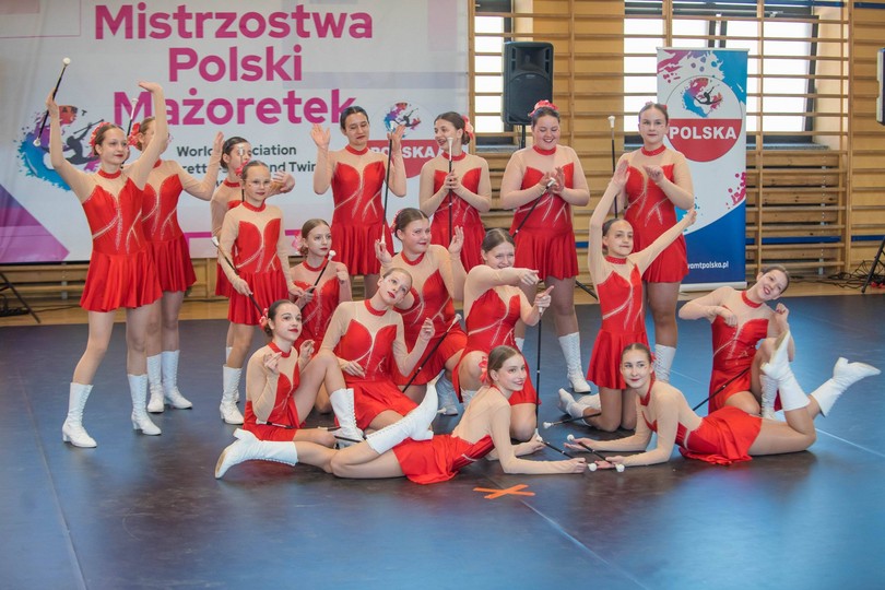 Mażoretki walczyły w Mistrzostwach Polski w Chełmnie [ZDJĘCIA, WYNIKI]