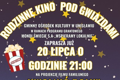 Kino pod chmurką w Unisławiu