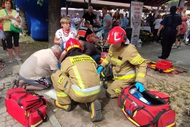 Dlaczego na kobietach zaczęły się palić ubrania? Sześć osób poparzonych na festiwalu w Chełmnie