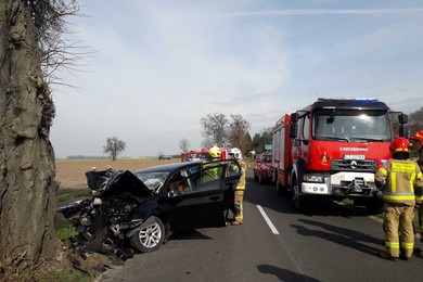 Tragedia pod Chełmnem. Śmiertelny wypadek [ZDJĘCIA]